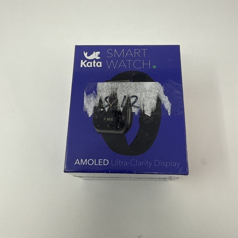 Kata Smart Watch Black AMOLED Ultra Clarity Display New Sealed
